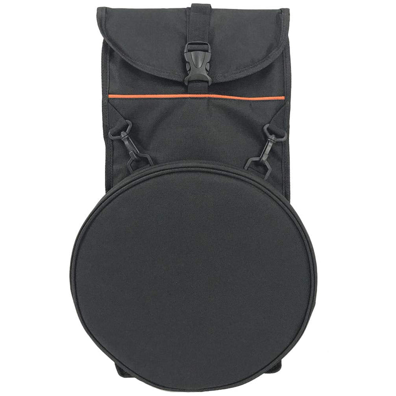 EXCEART 1Pc Drum Pad Storage Bags, Dumb Drum Bags Backpacks Waterproof Drum Pouch With Adjustable Straps and Detachable Carrying Bag for Drum Instrument