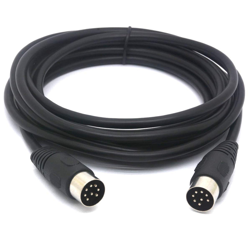 [AUSTRALIA] - PIIHUSW 8 PIN DIN Cable Male to Male MIDI Extension Cord for Bang and Olufsen B&O PowerLink BeoLab (1.5 Meter) 1.5 meter 
