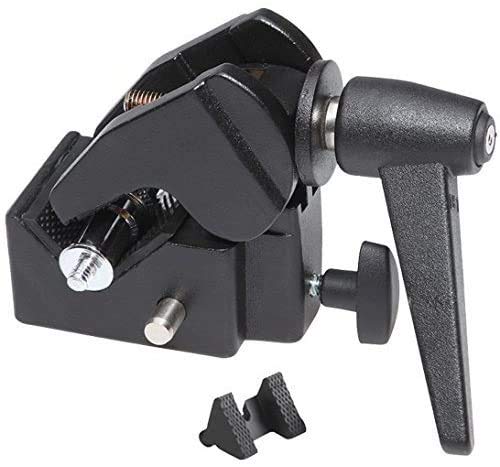 fotoconic Super Clamp Multi-Function Studio Clip Mount with 1/4" 3/8" Male Stud Spigot