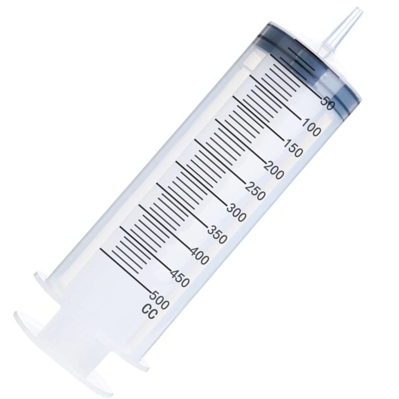 Ulove Prs 500ml/cc Large Plastic Syringe with Measurement for Scientific Labs, Garden Watering, Refilling and Filtration, Pack of 1