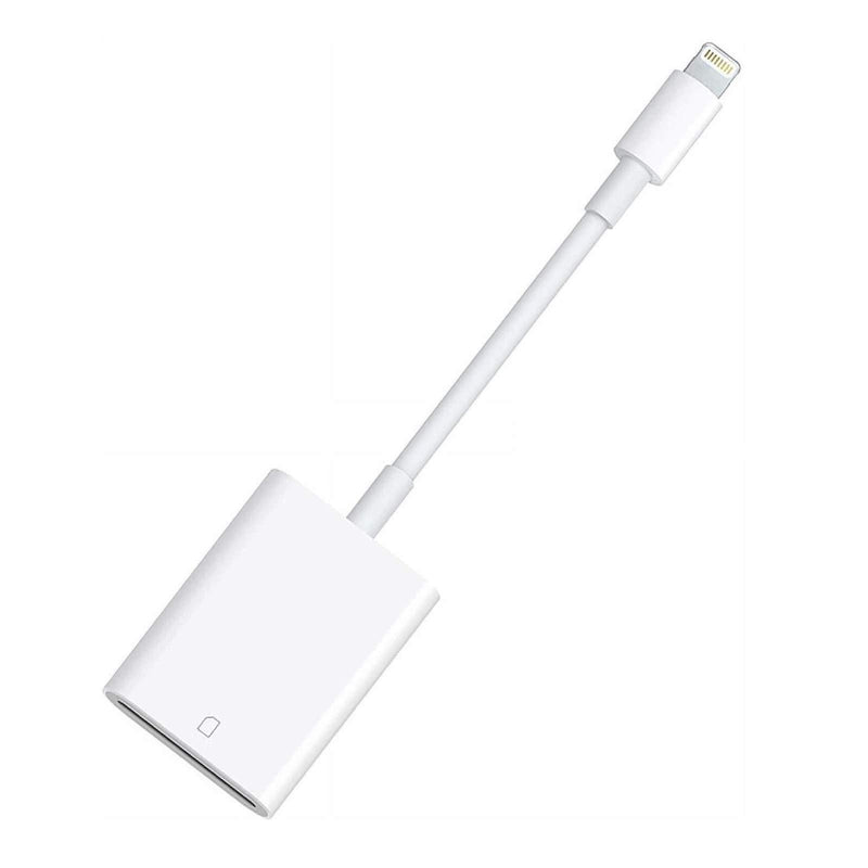 Apple MFi Certified Lightning to SD Card Camera Reader for iPhone iPad, Veetone SD Card Reader Memory Card Reader Trail Camera Viewer SD Card Adapter for iPhone 12/11/XS/XR/X/8/7/iPad, Plug and Play