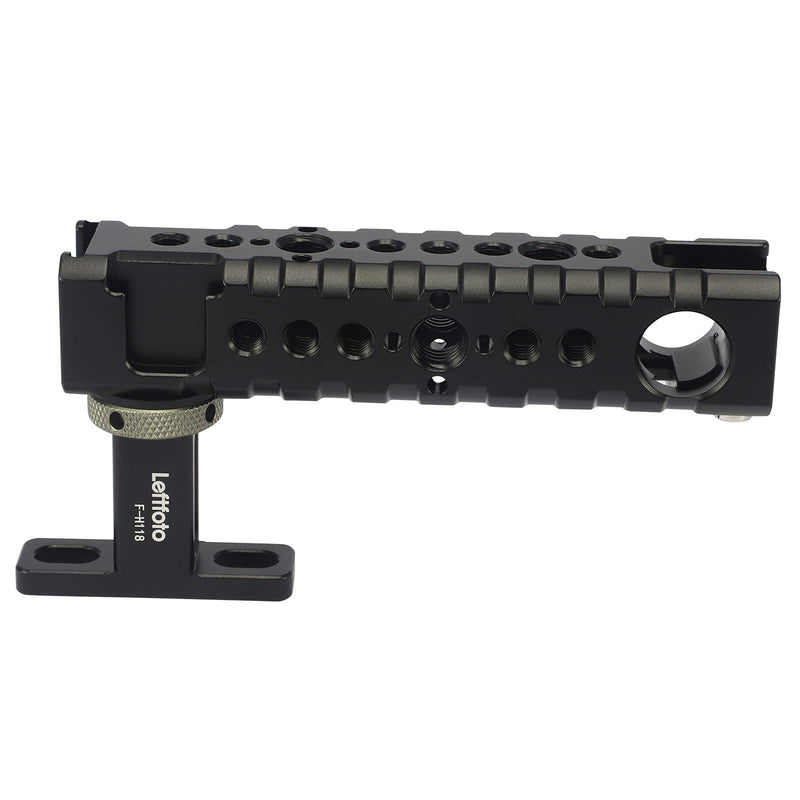 Universal Camera Top Handle Grip/Side Handle, for DSLR Camera Cage Video Camcorder Rig Video Film Movie Making,with Shoe Mount for LED Lights Microphones