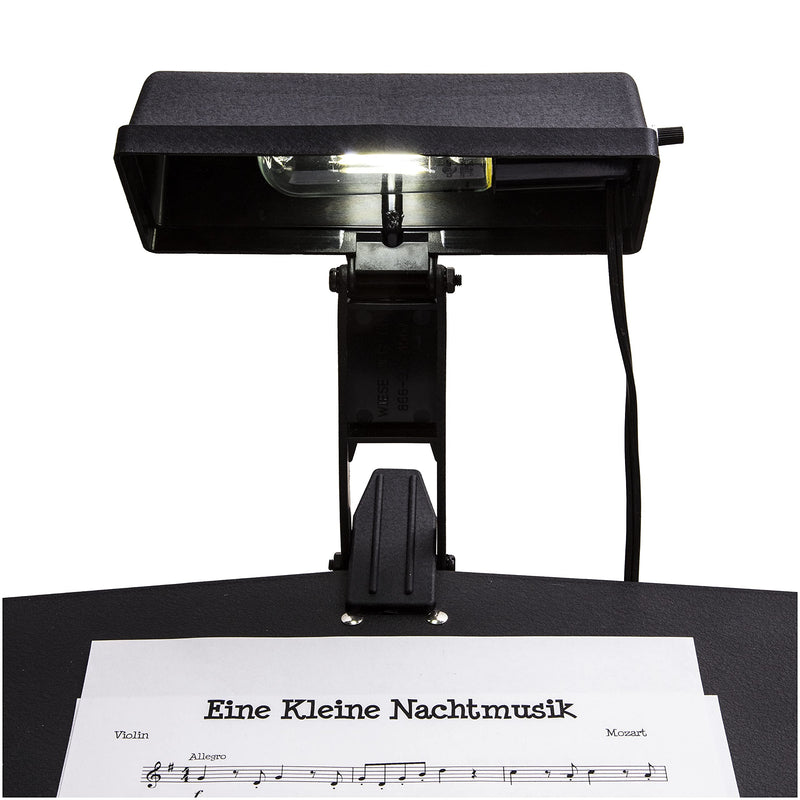 Generic Universal Kliplite wBulb. Attaches to All Brands of Music Stands. Lightweight and Fully Adjustable. 8 Foot Power Cord. LED Tubular Daylight Bulb.