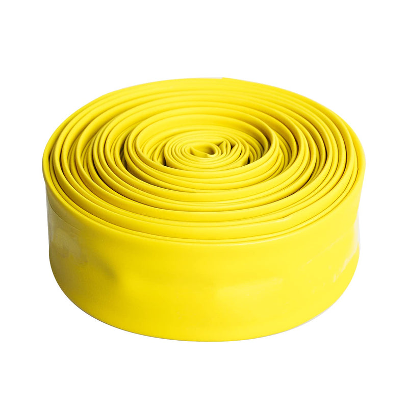 Aoje-Link 18mm ID Yellow Heat Shrink Tubing Shrinkable Tube 5M(16.4Ft) 1pcs 18mm x 5M(Ф * L)