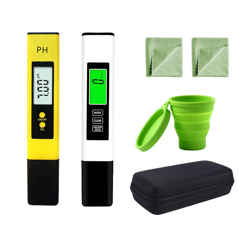 Testeronics PH Meter and TDS Meter Kit for Practical Water Testing | PH Tester Digital Accuracy 0.01 Accuracy Lab PH Meter Pen Type | ±2% Readout Accuracy 3-in-1 TDS Temperature & Conductivity Meter