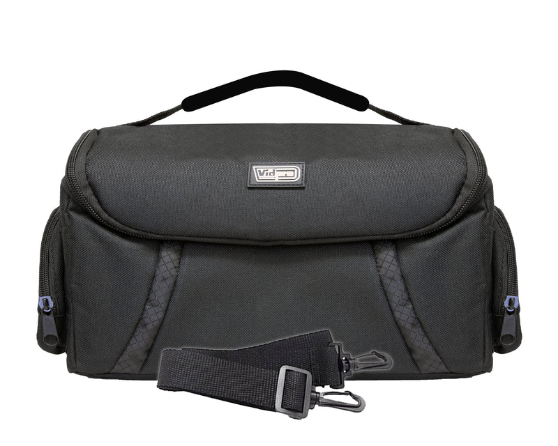 Vidpro DSLR and Video Camera Gadget Bag - Large Protective Case Includes Padded Dividers Handle and Shoulder Strap Compatible with Most Camera Brands Fits 1-2 DSLR Cameras 4 Lenses and Accessories