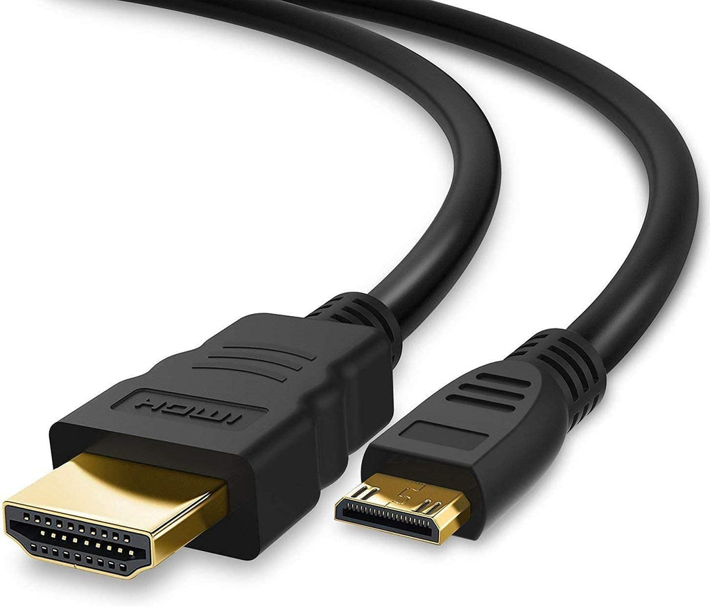 BRENDAZ Mini HDMI to HDMI Cable 4K – High Speed HDMI 2.0 Cable Compatible for Connecting Canon VIXIA HF R800, HF G50 UHD 4K Camcorder to a TV or Monitor (10-Feet) 10-Feet