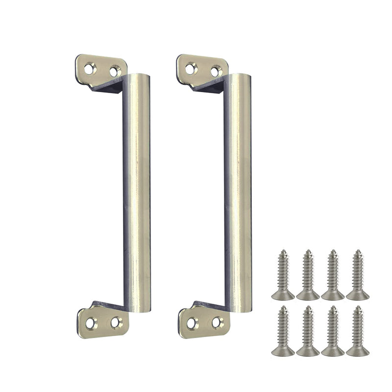 2X 6-3/10"(16cm) Stainless Steel Barn Door Handle Fence Gate Pull (Small) Small