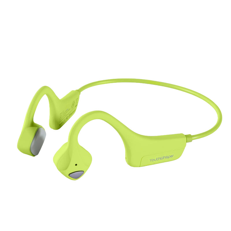 [AUSTRALIA] - YouthWhisper-Bone Conduction Headphones Bluetooth - Headset Wireless with Microphones, Open-Ear, Lightweight Sweat-Proof for Sports Running Fitness Yoga Green 