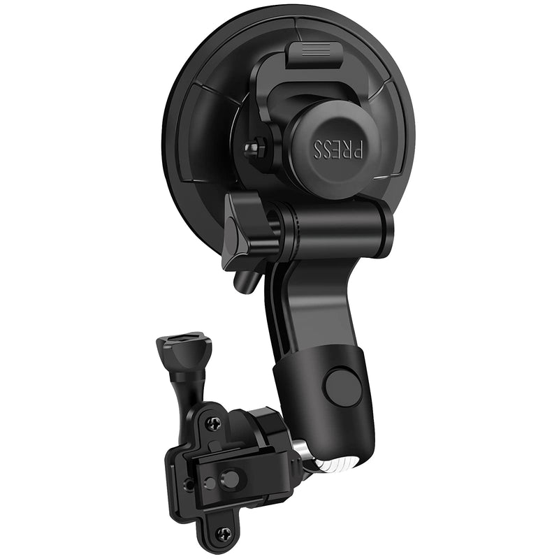 GRC Body Worn Camera Car Hold Suction Cup Mount Kits Black