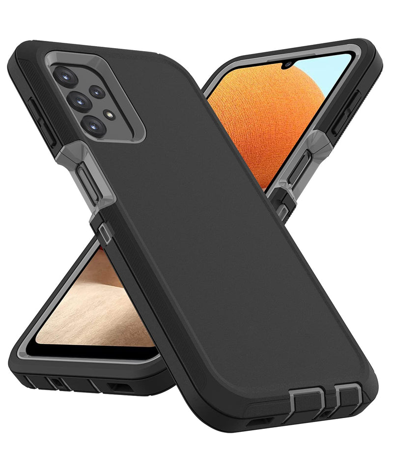 Comboproof for Samsung Galaxy A32 5G Case,Shockproof Dustproof Case for iPhone Samsung Galaxy A32 5G (Black) Black