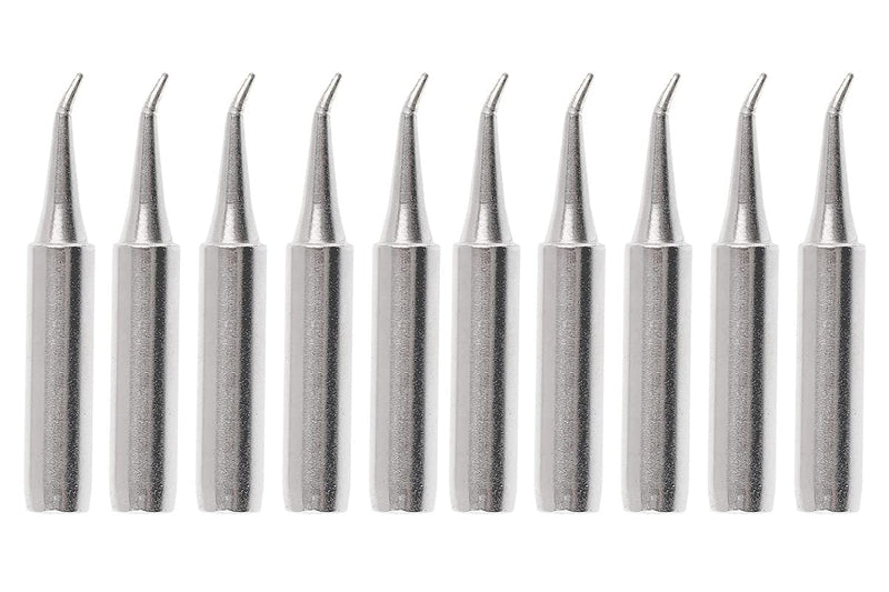 Saipe 10pcs Soldering Iron Tips, 900M-T Solder Welding Replacement Tip Kit for Hakko, Radio Shack, TENMA, ATTEN, Quick, Aoyue, Yihua Soldering Station (900M-T-IS) 900M-T-IS
