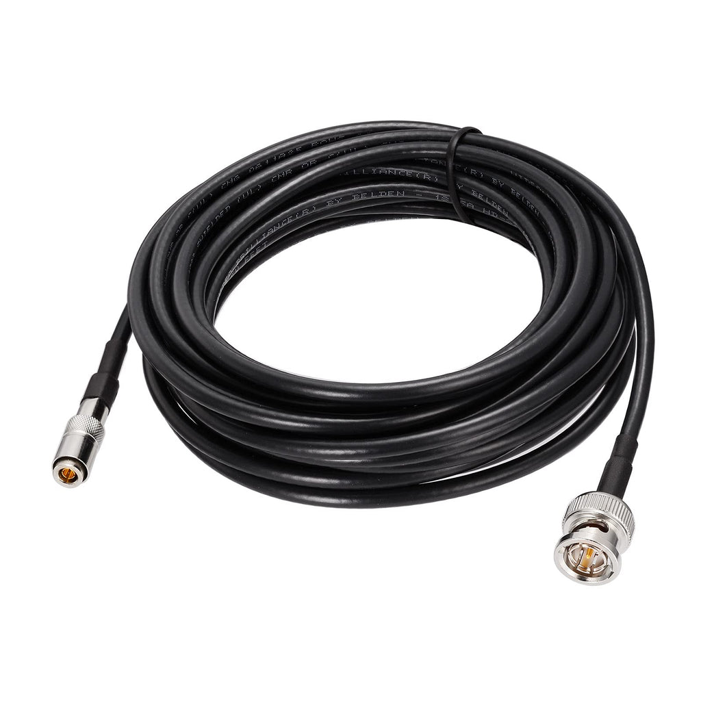 Superbat HD SDI Cable Blackmagic BNC Cable, DIN 1.0/2.3 to BNC Male Cable (Belden 1855A) - 15ft - for Blackmagic Video Assist Recorder Hyperdeck 4K Transmissions 1pcs 1pcs 15ft cable