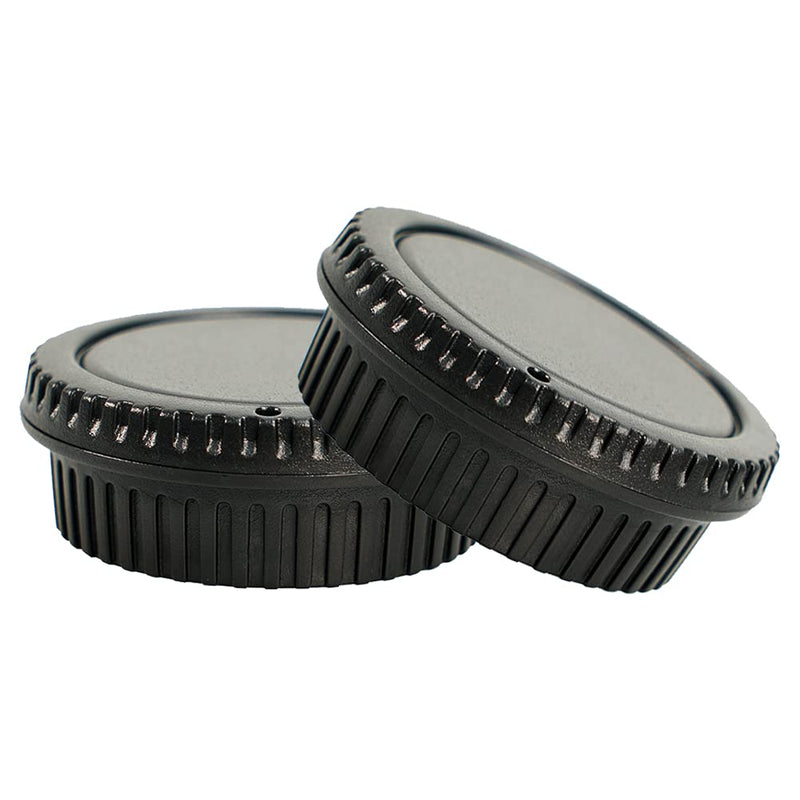 NIYI 2Sets, Camera Body Cap and Lens Rear Cap Kit, Compatible with Canon EFEF-S Mount DSLR Camera Rear Lens Protector Cover and Body Protector Set EF-S