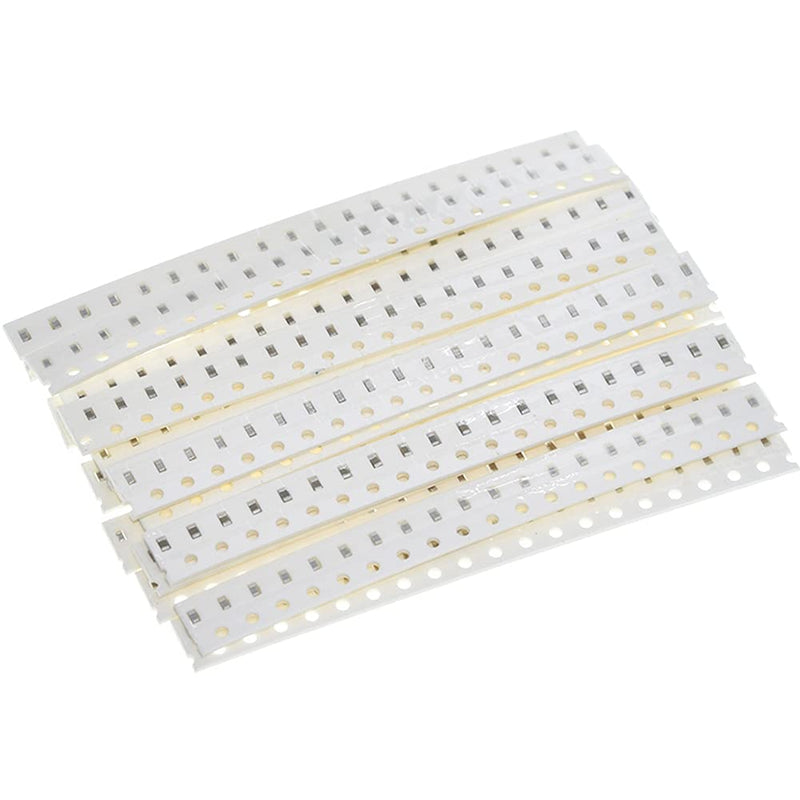 Molence 960PCS 0603 0805 1206 SMD Capacitor Kit, 16 Value 10pF-22uF Multilayer Ceramic Chip Capacitors Assortment Set