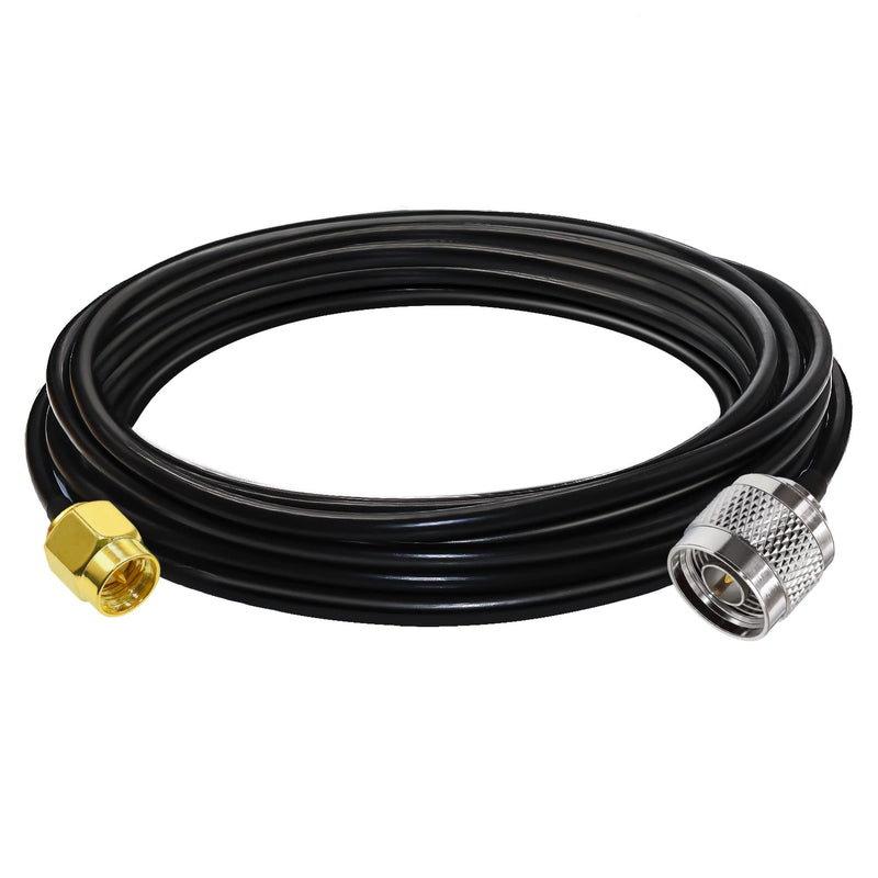 [AUSTRALIA] - N SMA Cable TUOLNK SMA Male to N Male Extension Cable RG58 Antenna Pigtail Low Loss 50ohm SMA Male N Male Coaxial Cable for Wi-Fi Radios GPS Antenna 16.4ft(5M) 