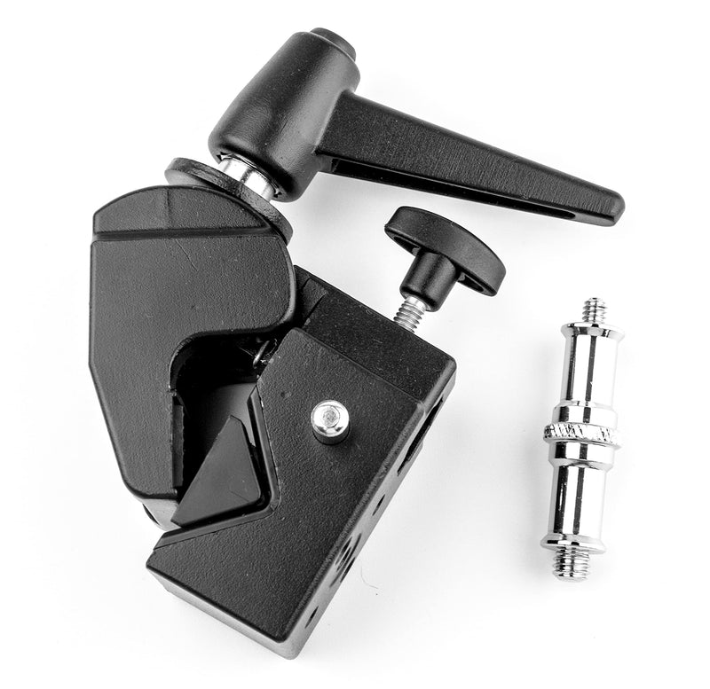 PHOCUS Multi-Function Super Clamp with Standard Stud for Photography Studio Video Camera Lighting
