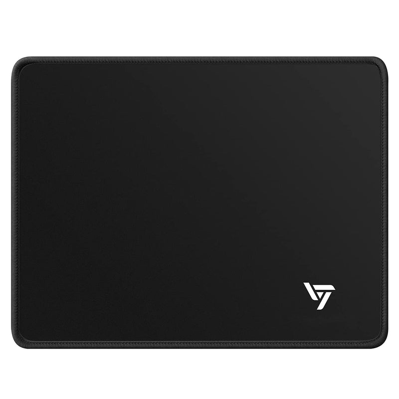 Computer Mouse Pad, TGSHOCK Premium-Textured Gaming Mouse Pad, Non-Slip Rubber Base Mouse Mat with Stitched Edges for Laptop, Computer & PC, 10.2“x 8.3”x 0.8”, Black