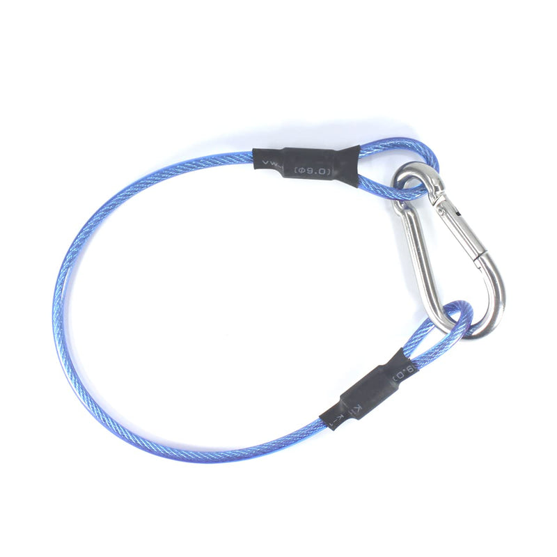 Waist Tape Holder Lanyard for Gaffers Tape Steel Carabiner Clip Hanging Rope for Photography Film Stage Television Production Carrying Tool (Blue) Blue