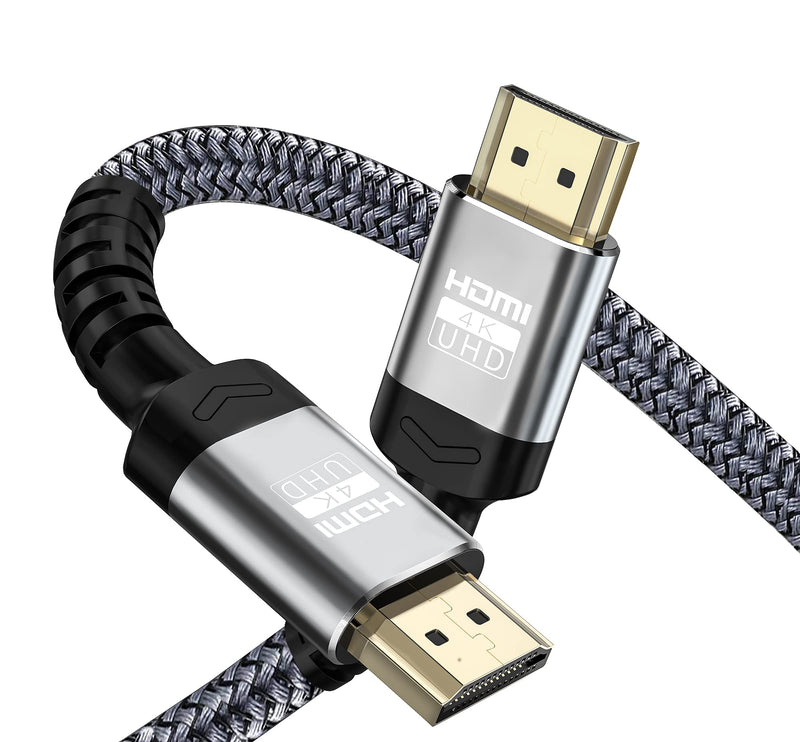 Soonsoonic 4K HDMI Cable 10 Ft | 18Gbps Ultra High Speed HDMI 2.0 Cable & 4K@60Hz HDR ARC HDCP2.2 Ethernet-Braided HDMI Cord | for UHD TV Monitor Laptop Xbox PS4/PS5 ect (3m) 10FT