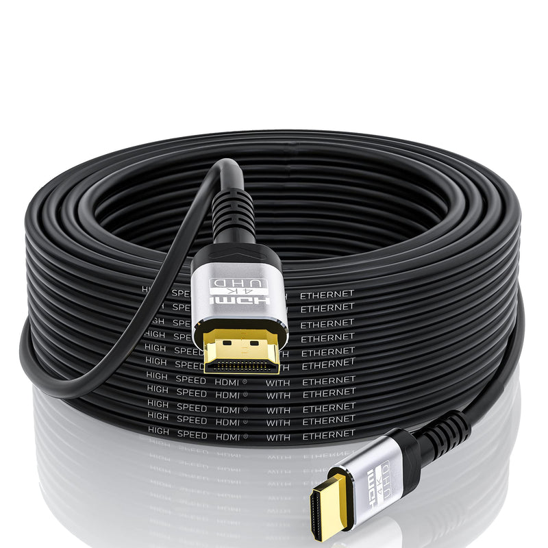 Soonsoonic 4K HDMI Cable 30 Ft | 18Gbps Ultra High Speed HDMI 2.0 Cable & 4K@60Hz HDR 3D ARC HDCP2.2 Ethernet HDMI Cord | for UHD TV Monitor Laptop Xbox PS4/PS5 ect (9.1m) 30FT
