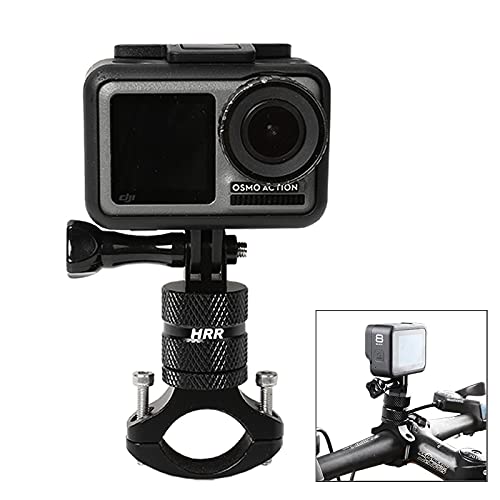 Pellking Bike Handlebar Mount Clip Aluminum Alloy Bicycle Motorcycle Mount Suitable for GoPro Hero 9/8/7/6/5 Action Camera and DJI OSMO ActionCameras Etc