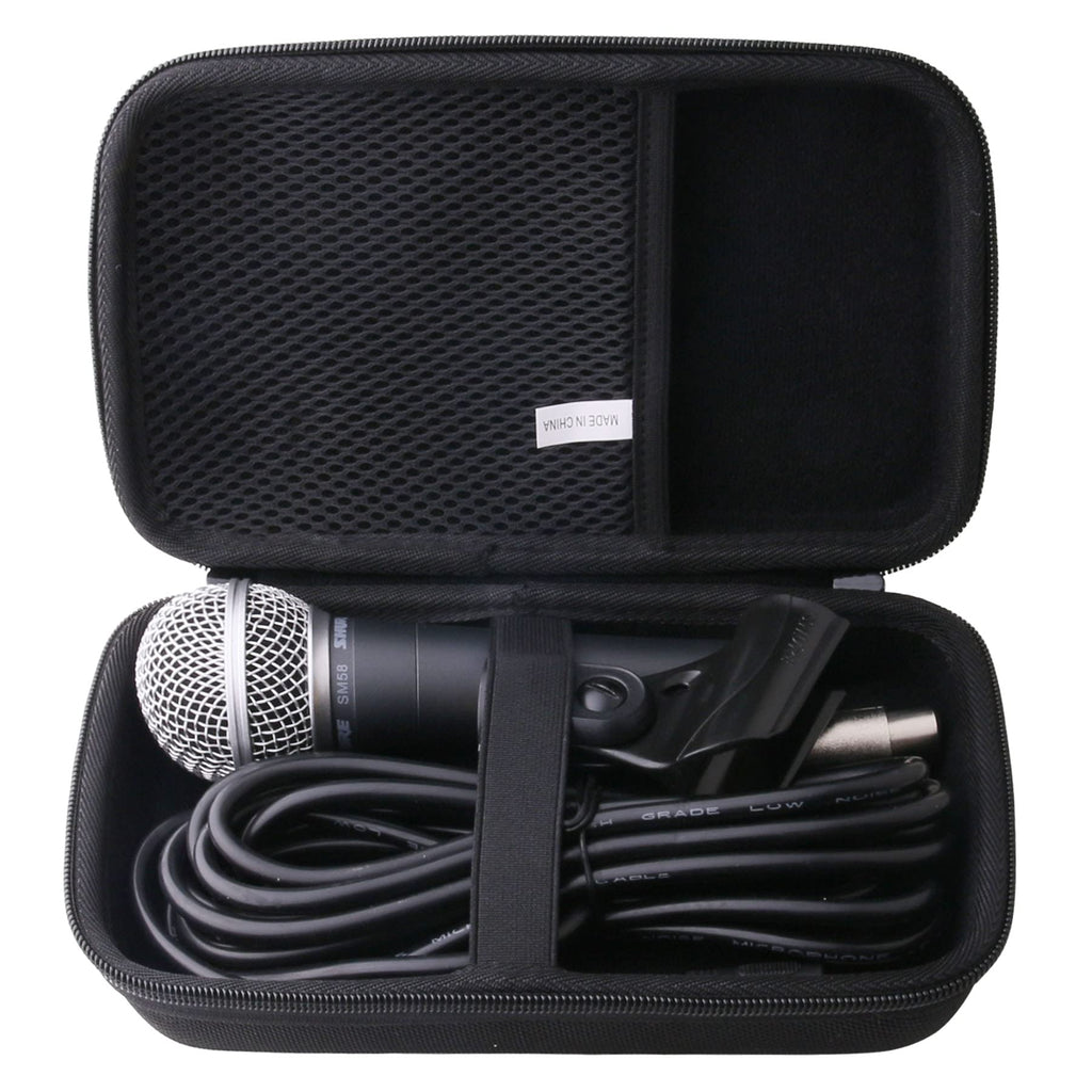 JINMEI Hard EVA Carrying Case Compatible with Shure SM58-CN/PGA58 Cardioid Dynamic Vocal Microphone.