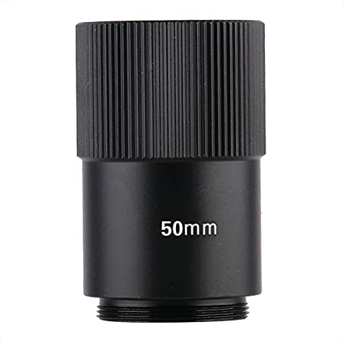 1mm 2mm 5mm 7mm 8mm 9mm 10mm 15mm 20mm 25mm 30mm 40mm 50mm Camera C-Mount Lens Adapter Ring C to CS Extension Tube for CCTV Security Cameras (50mm)