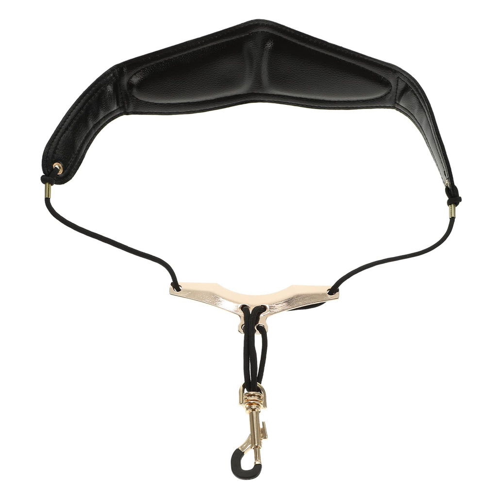 MILISTEN Saxophone Strap Harness Leather Sax Strap Adjustable Shoulder Strap Belt for Music Instrument