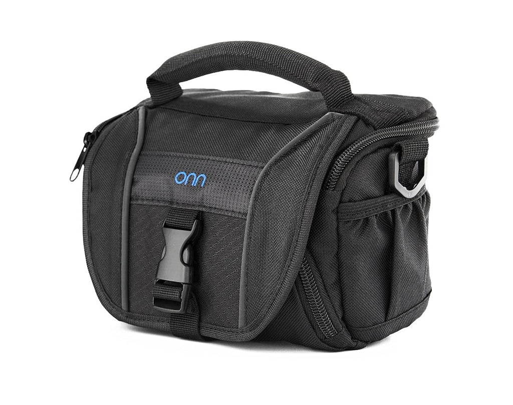 SLR Camera Carrying case with Detachable Shoulder Strap, Black, Measures 7.5" x 4.75" x 5".