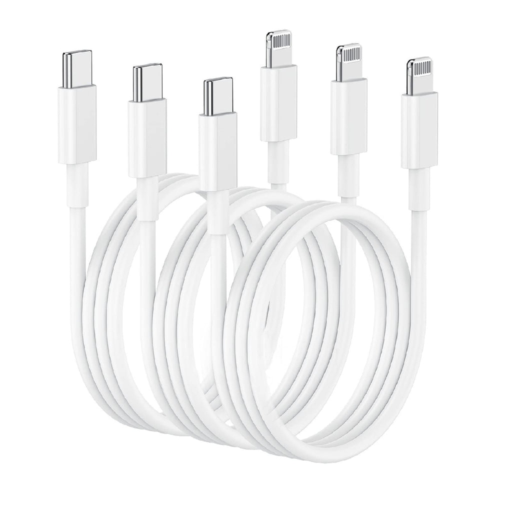3Pack 3ft USB C to Lightning Cable, [Apple MFi Certified] iPhone 13 Fast Charger for iPhone 13/12 Pro Max/12 mini/11 Pro/X/XS/XR/8 /iPad/AirPod, Type C Port Support iPhone Charging Cord 3 Foot 3Pack USB C to Lightning
