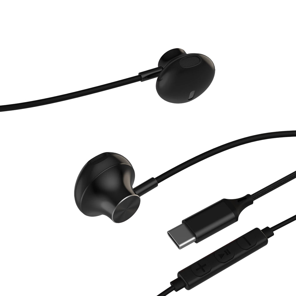 USB C Earbuds,ivoros Type-C Headphones in-Ear HiFi Stereo Earphones with Mic/Volume Control,Work for Google Pixel 5/4/3/2/XL,iPad Pro/Air 4,Samsung Galaxy S21/S20/FE 5G/+/Ultra/S10/Note 20/10/Plus