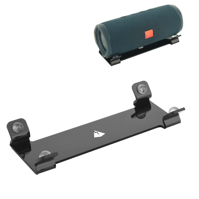 TXEsign Desktop Isolation Stand for JBL Flip 4/FLip 5/Flip 6, Acrylic Bluetooth Speaker Holder Desk Display Stand Dock Table Stand Holder for Cylindrical Speakers(Black) Black