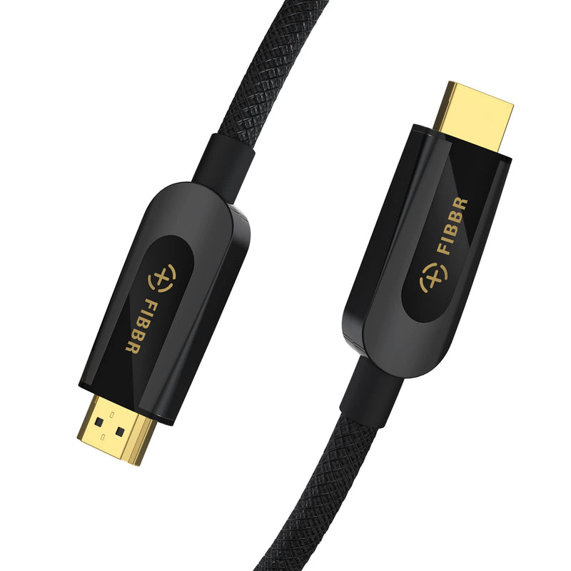 FIBBR 8K Ultra High Speed Certified HDMI 2.1 Cable, 48Gbps UHD Gold-Plated Connectors Braided HDMI Cable Compatible with Monitor, Laptop(PC),PS5, PS4, Xbox One, Fire TV, Apple TV & More (9.84ft) 9.84ft