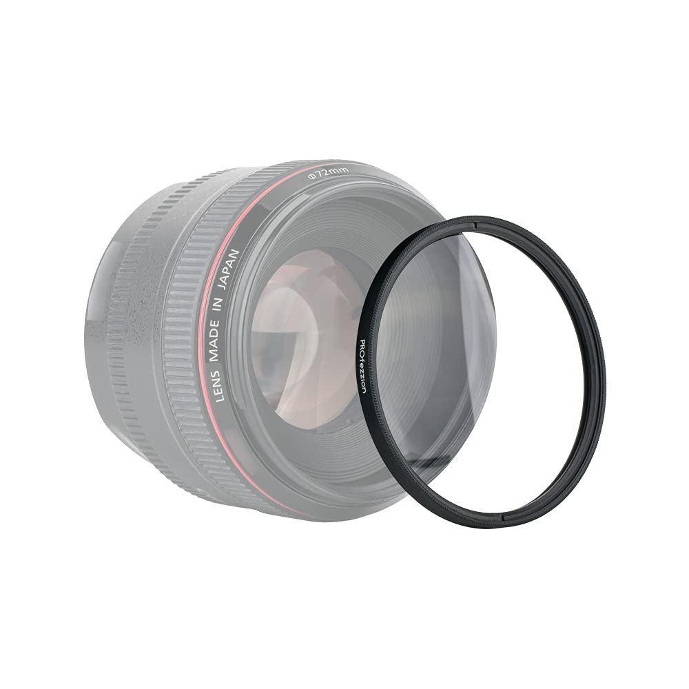 PROfezzion 72mm Close-Up Filter (+4) Macro Lens Filter with Lens Filter Pouch for Sigma 18-35mm f1.8 /Nikon Z 24-70mm f4 S Camera Lens & Other Lenses with 72mm Filter Thread Diopter + 4