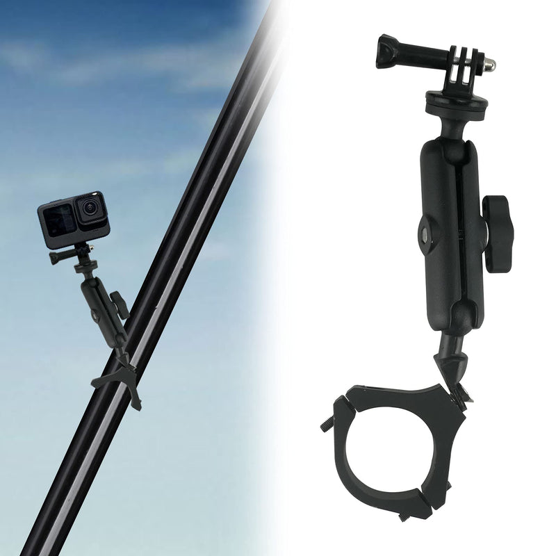 [AUSTRALIA] - UTV ATV Camera Mount Holder Dash Cam Mount Compatible with GoPro Hero 6 7 8 9, Bike & Motorcycle Camera Gooseneck Mount for Action Camera/ Digital Camera/ Smartphone 1.75"-2" Roll Bar 360° Rotation 