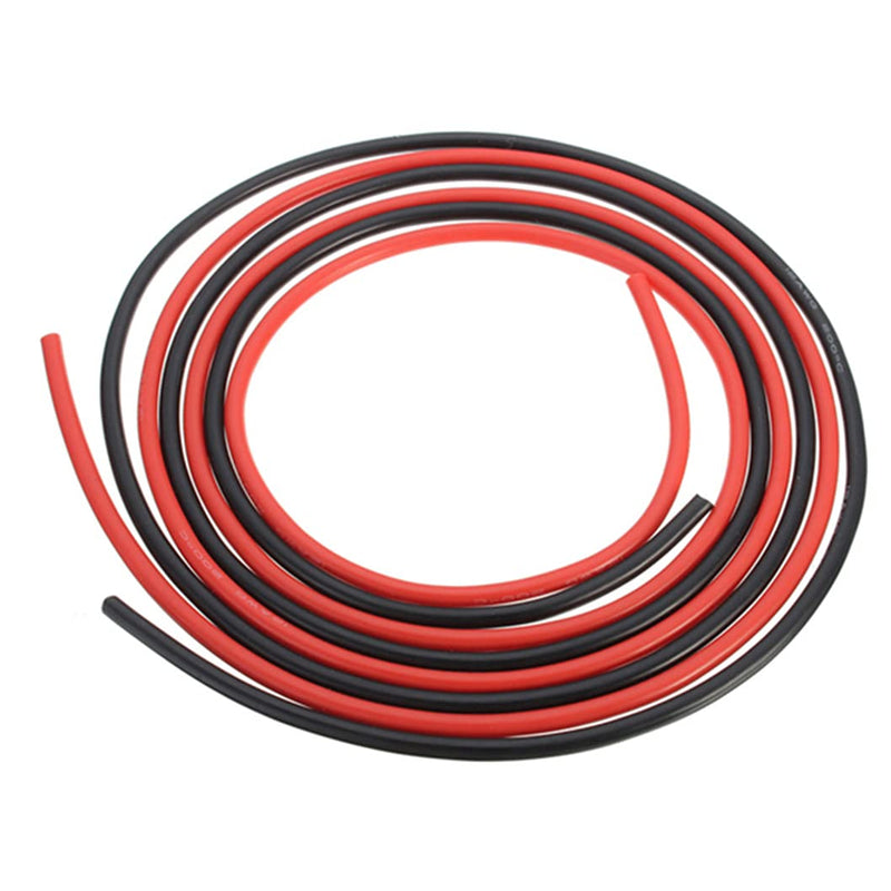 [AUSTRALIA] - JFtech 14 Gauge Silicone Wire 10 ft Red and 10 ft Black 14AWG Flexible Silicone Wire Stranded Copper Wire for Lamps Household appliances Instruments Digital Fields RC Hobby 
