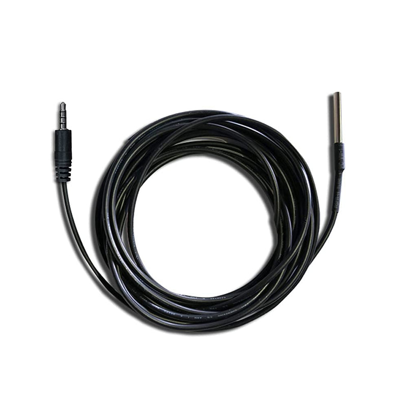 [AUSTRALIA] - Ubibot DS18B20 Audio Plug Temperature Probe, Waterproof Pool Sensor, Works with SP1 5 meters audio jack 