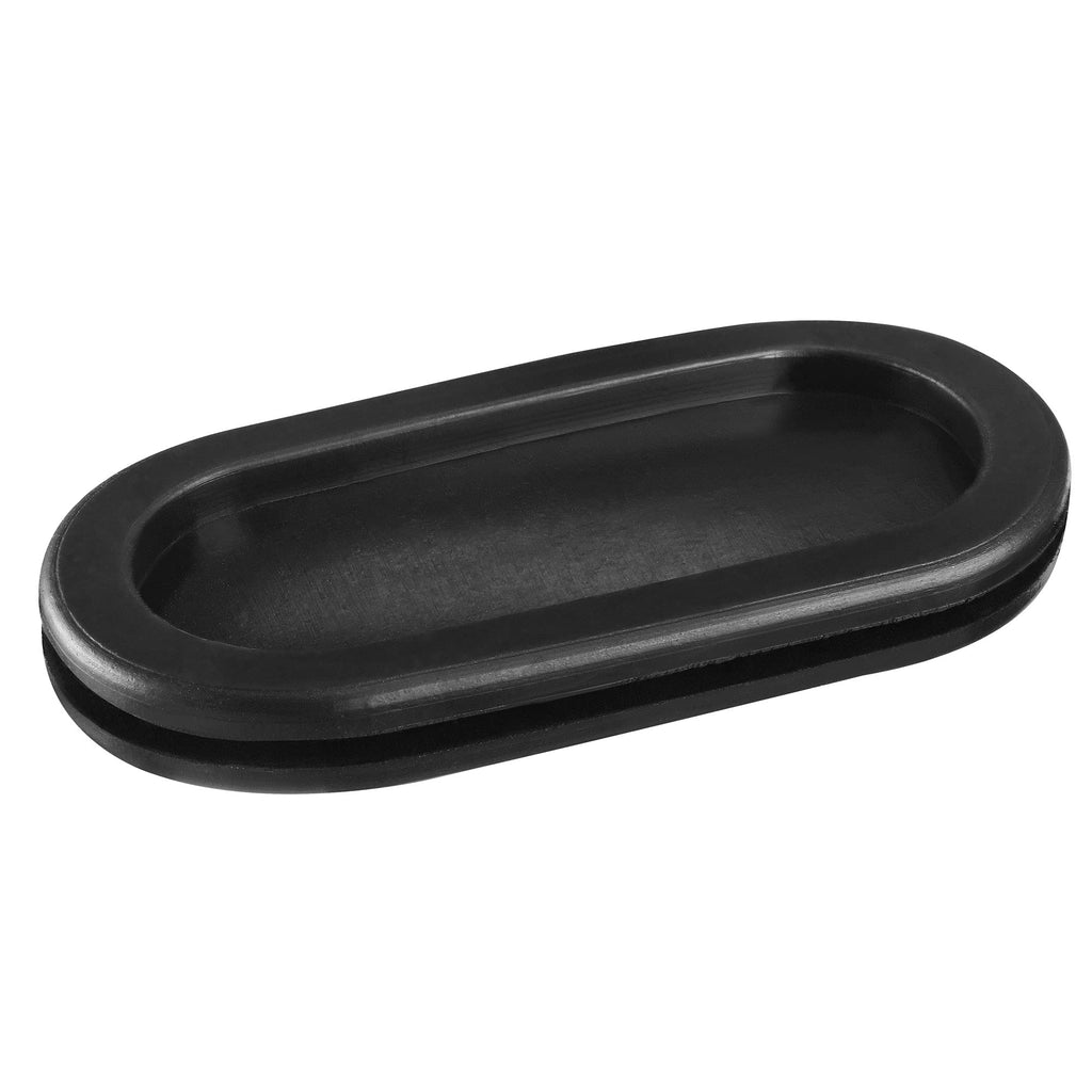 MECCANIXITY Rubber Grommet Mount Size 70 x 30 mm Oval Double-Sided for Wire Protection Pack of 8 30mm x 70mm