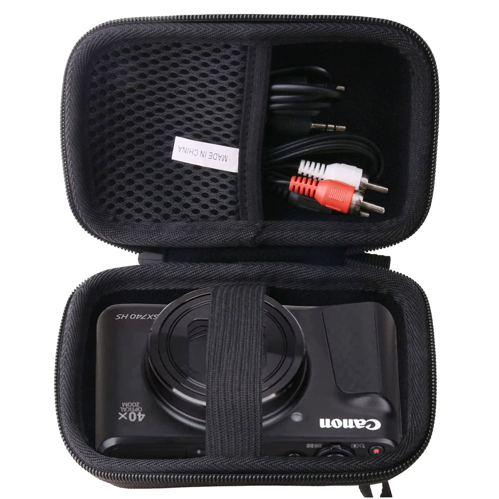 JINMEI Hard EVA Carrying Case Compatible with Canon PowerShot G7 X Digital Camera/SX720 SX620 SX730 Digital Camera. (Black) Black