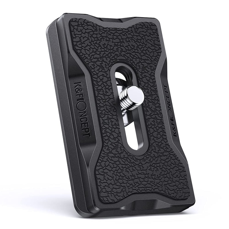 [AUSTRALIA] - K&F Concept K-28 Camera Tripod Quick Release Mounting Plate Black 1 Pack 