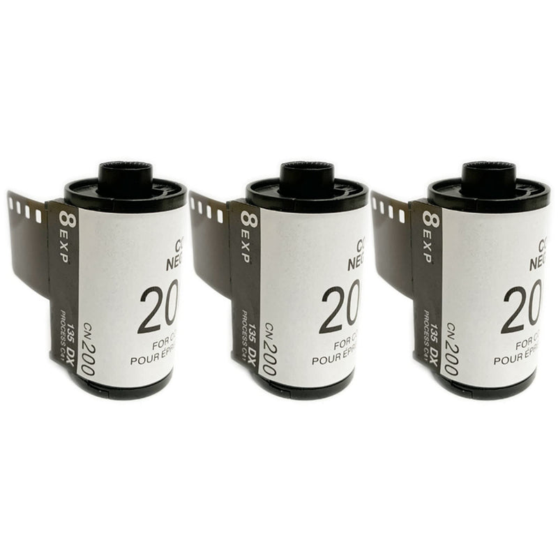 Generic 35MM Camera ISO SO200 Type135 Color Film for Beginners 3 Pack