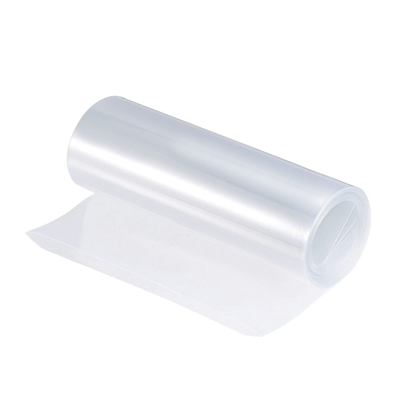 MECCANIXITY Battery Wrap PVC Heat Shrink Tubing 150mm Flat 10 Feet Clear Good Insulation for Battery Pack