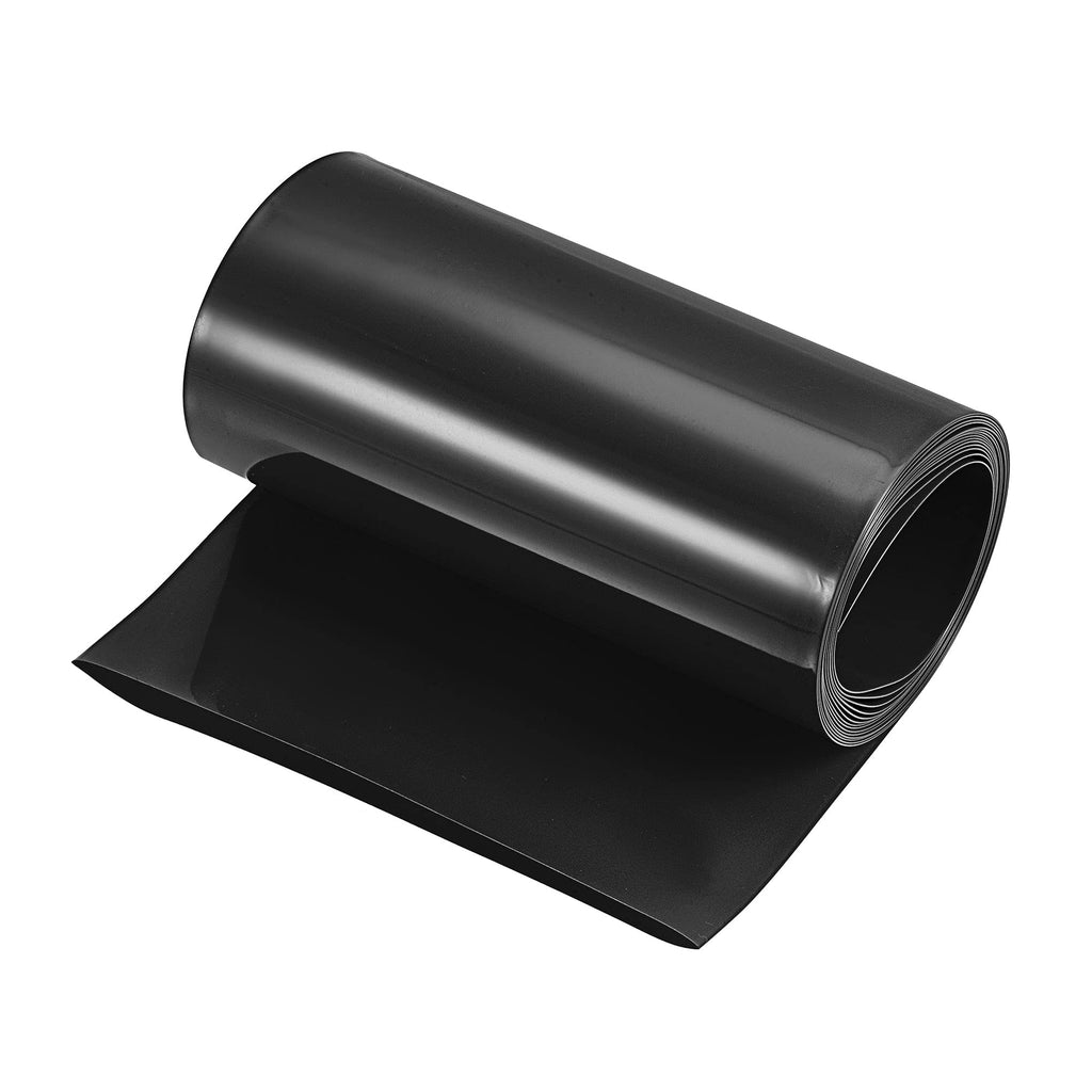 MECCANIXITY Battery Wrap PVC Heat Shrink Tubing 150mm Flat 10 Feet Black Good Insulation for Battery Pack