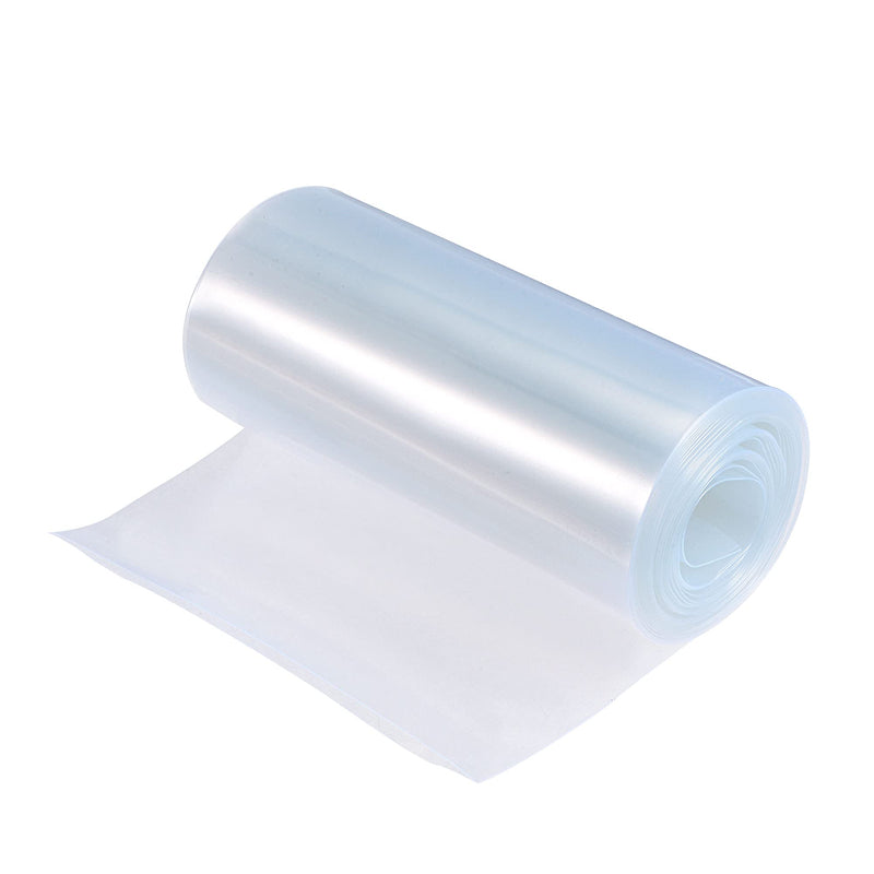 MECCANIXITY Battery Wrap PVC Heat Shrink Tubing 103mm Flat 4m Clear Good Insulation for Battery Pack