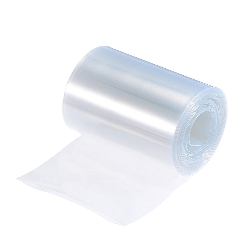 MECCANIXITY Battery Wrap PVC Heat Shrink Tubing 70mm Flat 4m Clear Good Insulation for Battery Pack