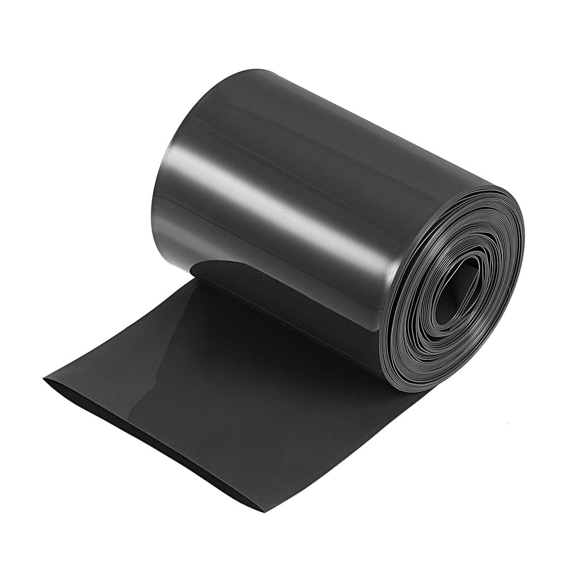 MECCANIXITY Battery Wrap PVC Heat Shrink Tubing 75mm Flat 6m Black Good Insulation for Battery Pack