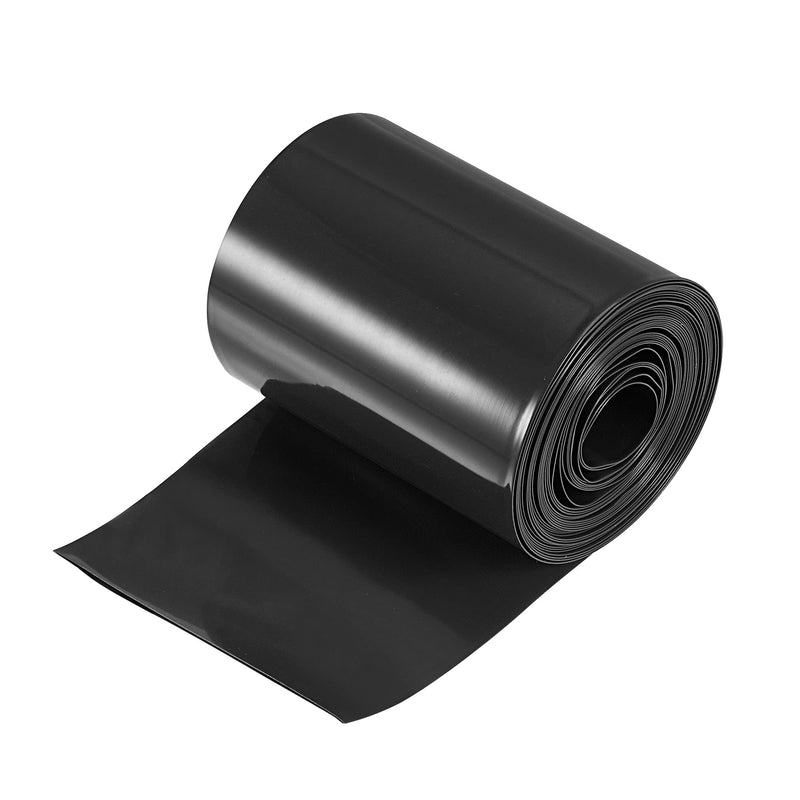 MECCANIXITY Battery Wrap PVC Heat Shrink Tubing 70mm Flat 4m Black Good Insulation for Battery Pack