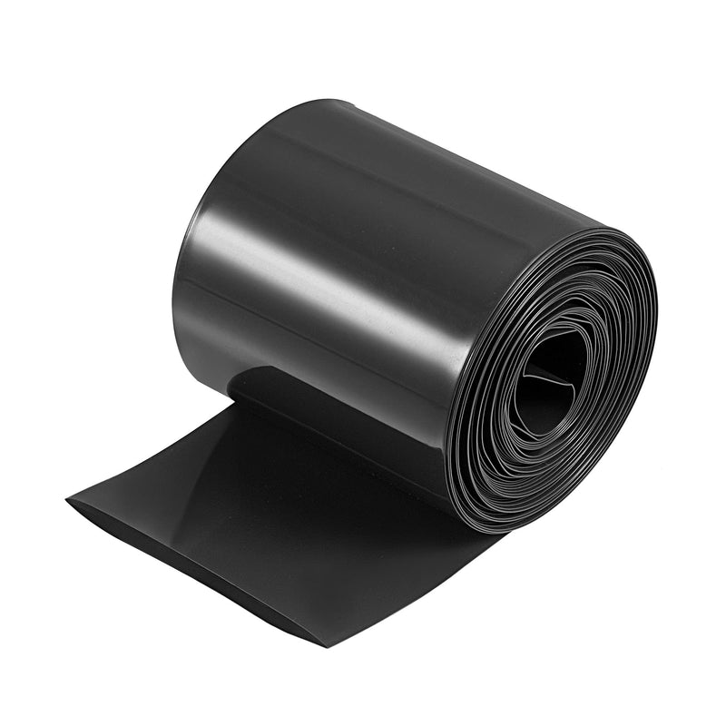 MECCANIXITY Battery Wrap PVC Heat Shrink Tubing 66mm Flat 6m Black Good Insulation for Battery Pack