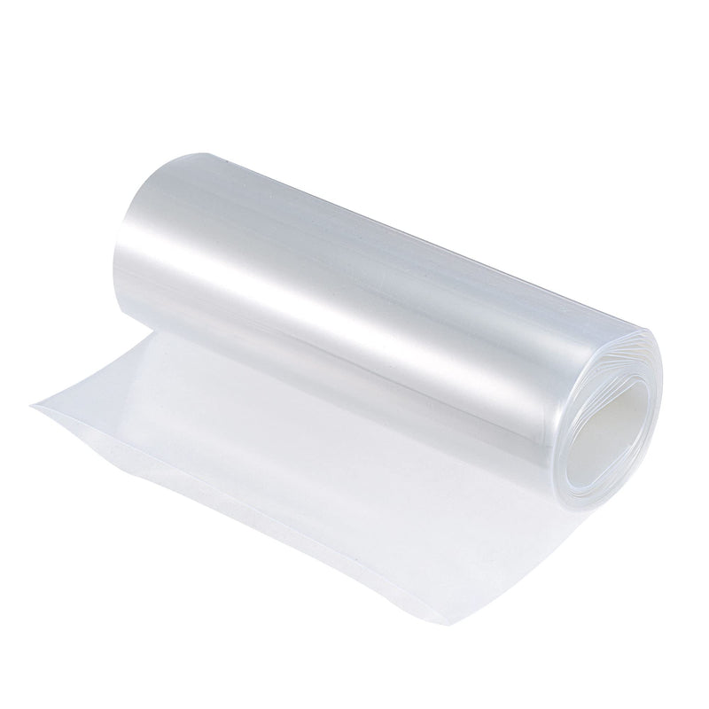 MECCANIXITY Battery Wrap PVC Heat Shrink Tubing 200mm Flat 10 Feet Clear Good Insulation for Battery Pack